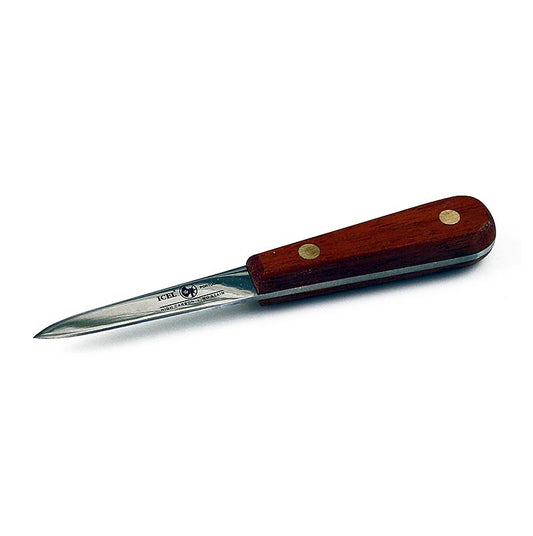 Coltello per ostriche con manico in legno e lama stretta, ideale per i professionisti Consente di separare facilmente il tessuto muscolare dopo l'apertura