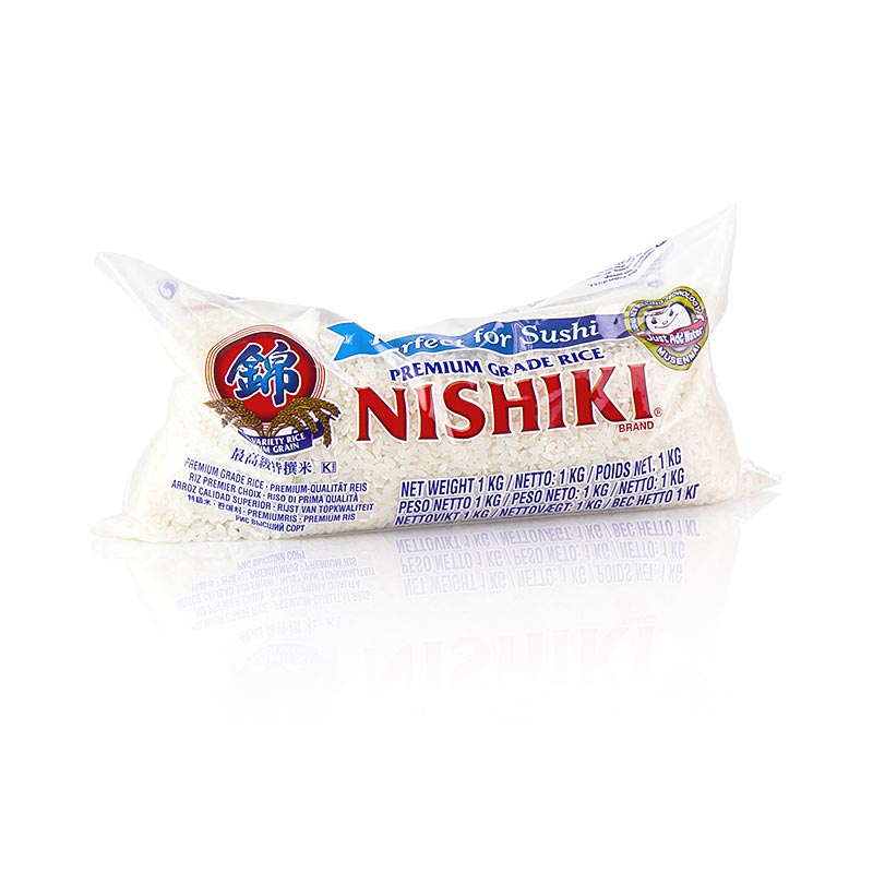Nishiki - Riso per sushi, chicco medio, 1 kg