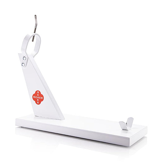 Supporto per prosciutto Casablanca, bianco, Beher, 1 pz - ideale per buffet e show cooking, per fissare e tagliare fette di prosciutto sottilissime