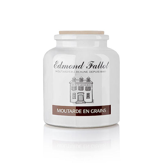 Fallot - Senape, grossolana, 470 ml - Senape a grana grossa per strofinare arrosti e marinare pesce e carne.