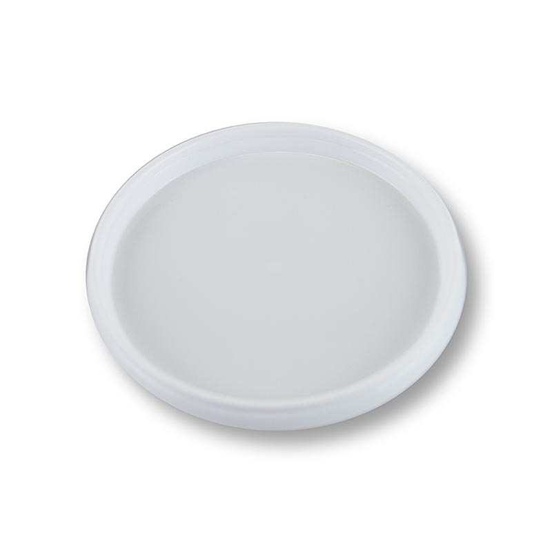 Coperchio per barattolo/tazza di plastica, bianco, ø 11 cm, pz.