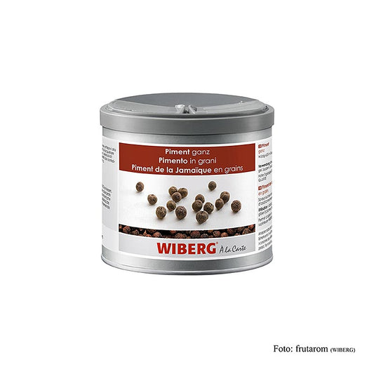 Pimento Wiberg, intero, 180 g - spezia dolce-piccante con un tocco pepato, ideale per prodotti da forno, terrine, selvaggina, zuppe, carne, salse, verdure e pollame di WIBERG, l'azienda familiare tradizionale con un occhio di riguardo per la qualità e il piacere