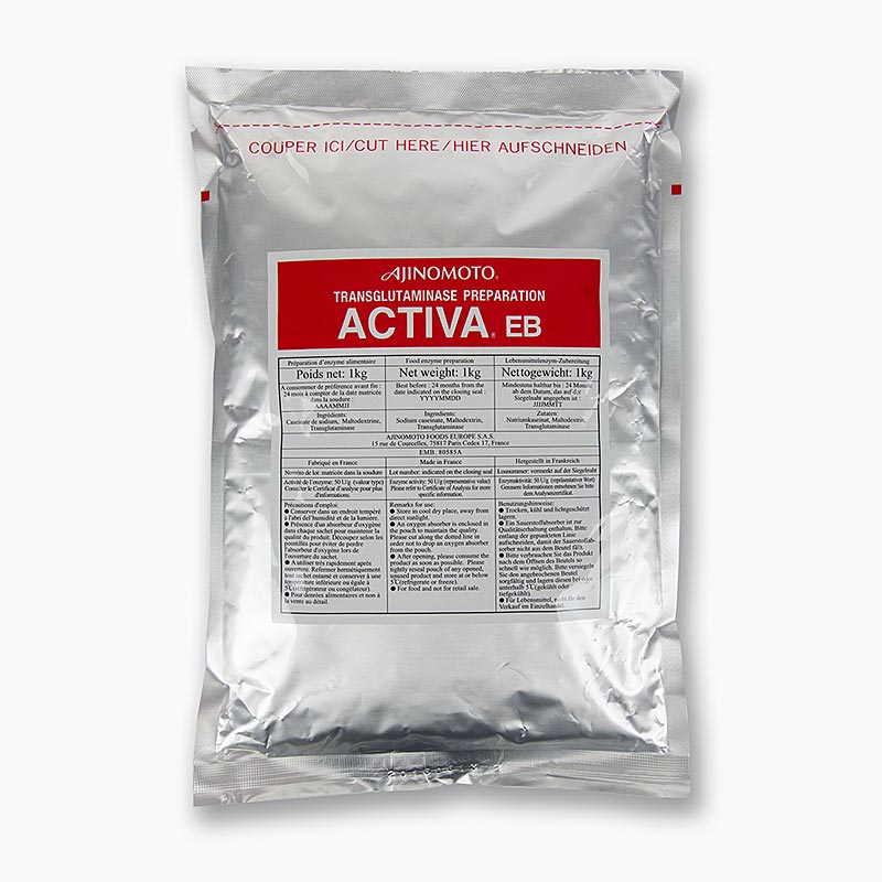 Activa Transglutaminase EB, per prodotti a base di carne - non vendibile al consumatore finale, 1 kg