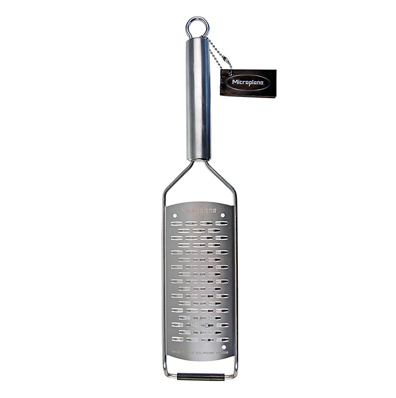 Serie professionale - Grattugia medio grossa, manico in acciaio inox, 1 pz - Grattugia medio grossa in acciaio inox adatta per carote, zucchine, cavoli e formaggi a pasta dura, con lame precise e affilate e lavabili in lavastoviglie