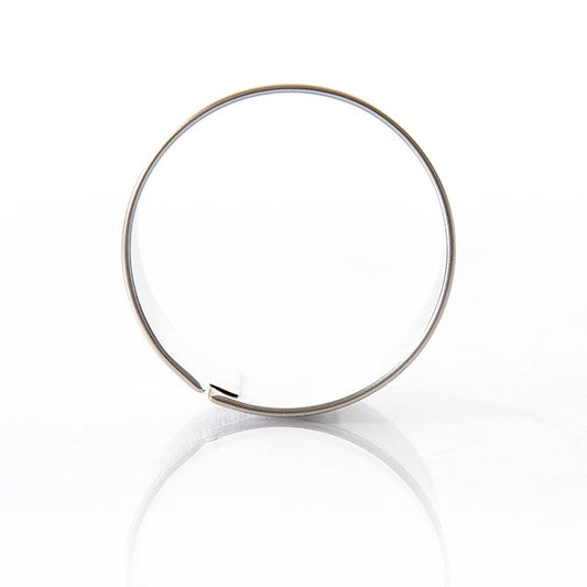 Fresa ad anello in acciaio inox, liscia, ø 5 cm, altezza 2,5 cm, spessore 0,3 mm, 1 pz.