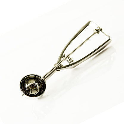 Paletta per gelato da 1/20 litri, ø 53 mm, lunghezza 22,5 cm, acciaio inox, 1 pz.