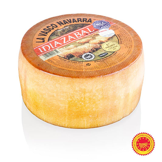 Idiazabal - formaggio spagnolo a pasta dura dei Paesi Baschi/Navarra - prodotto con latte di pecora di razza Latxa, di sapore medio.