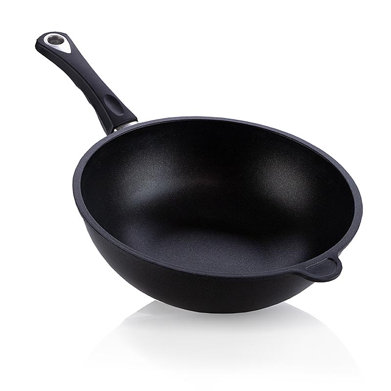 AMT Gastroguss, padella wok, ø 28 cm, altezza 11 cm - Induzione, 1 pezzo | Non Food / Hardware / Accessori per barbecue | thungourmet