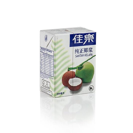 Crema di cocco asiatica di alta qualità Kara con il 24% di grassi, cremosa, densa e versatile per salse, cocktail e come sostituto di latte, burro e altri grassi nella cucina asiatica Adatta per raffinare zuppe, dessert, gelati e dolci