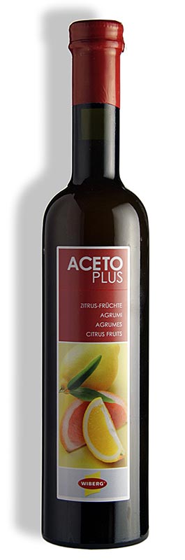 Wiberg Aceto Plus Agrumi, 5,5% di acidità, 500 ml  Aceto e olio | thungourmet