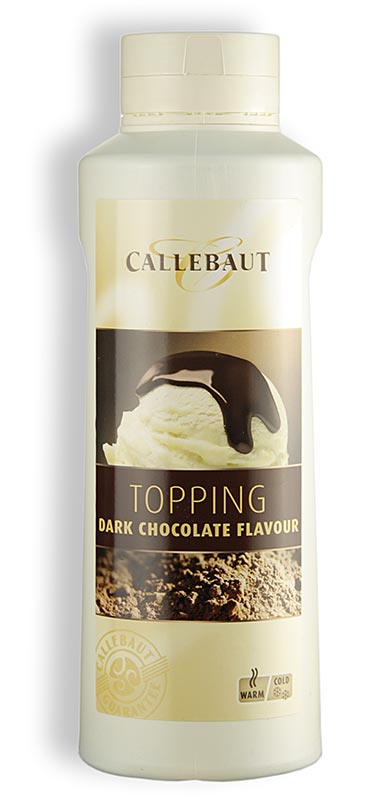 Salsa al cioccolato, per la copertura, utilizzabile a caldo e a freddo, Callebaut, 1 kg