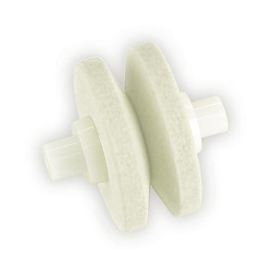 Rullo di ricambio in ceramica 557, per Mino Sharp 550/BR, bianco, fine, 1 pz.