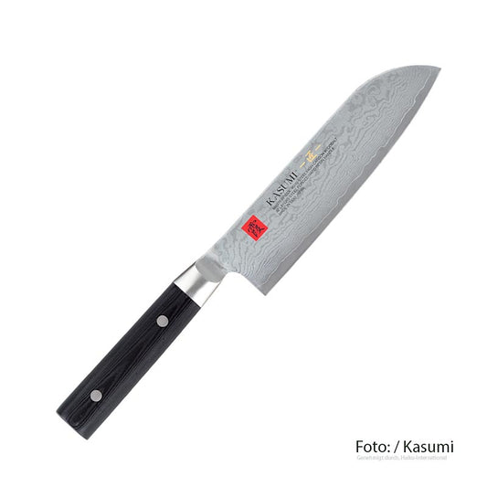 Kasumi MP-07 Masterpiece Damascus Santoku, 18 cm, 1 pezzo