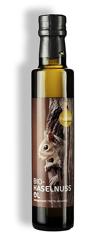 Olio di nocciola, spremuto a freddo, Fandler, BIO, 250 ml