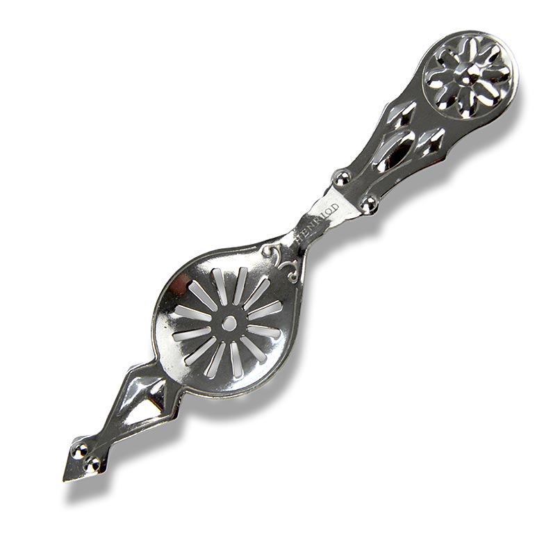 Cucchiaio da assenzio retrò con eleganti ornamenti, ideale per il rituale del bere l'assenzio