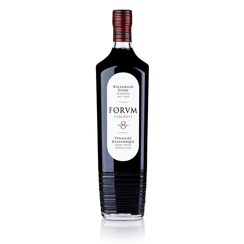 Aceto di Cabernet Sauvignon, maturato in botti di legno, acidità 6,5%, FORVM, 1 l - specialità spagnola limitata, delicato e forte, noto nella gastronomia di alto livello