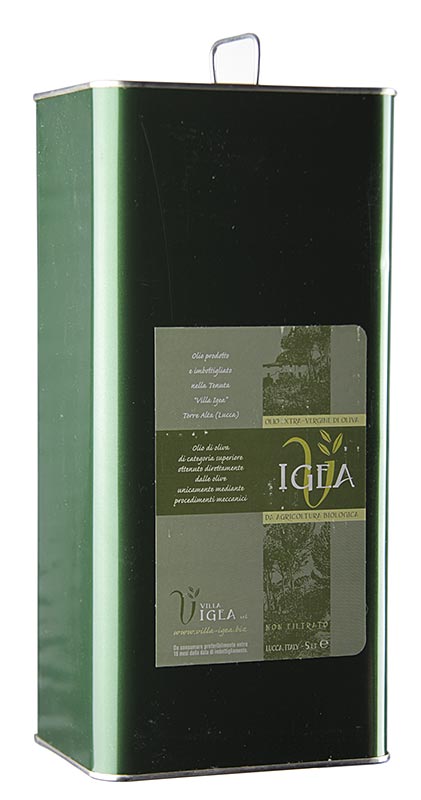 Olio extravergine di oliva, "Igea" - Ponte del Giglio, Villa Igea, BIO, 5 litri