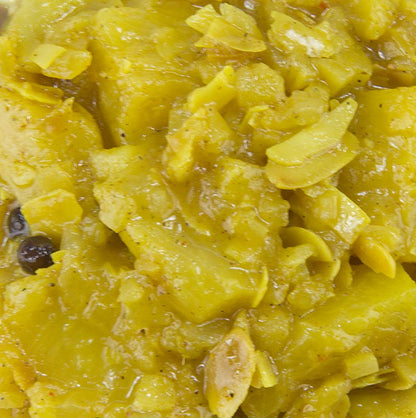 Chutney di ananas al curry Gewürzgarten , con mandorle, fiori di sambuco e citronella, 225 ml