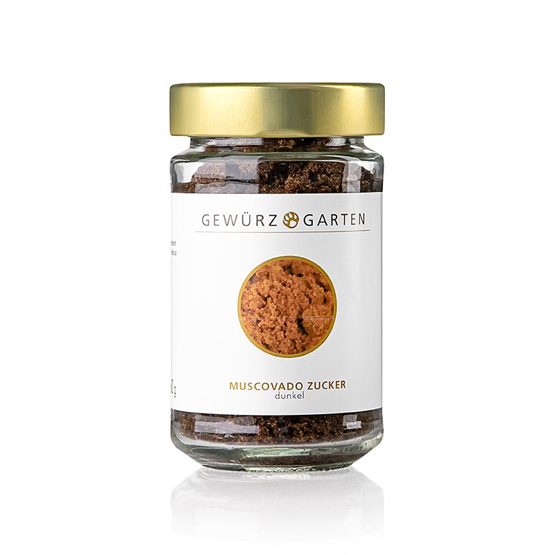 Zucchero Muscovado Gewürzgarten , zucchero di canna grezzo con aroma di caramello e malto, 160 g