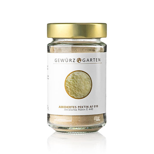 Pectina Amid AF 010 - Pectina, E 440, 140 g: Pectina a bassa esterificazione per la produzione di creme spalmabili alla frutta con potere gelificante stabile ed elevata sicurezza del prodotto.