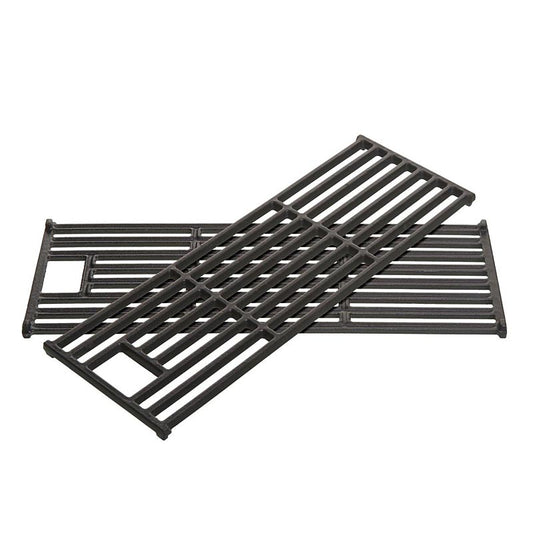 Set di griglie in ghisa per barbecue Outdoorchef, smaltate, con forma a V per un bel motivo