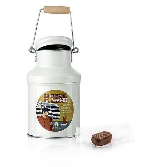Caramelle Breton - caramelle al caramello con burro e sale marino, in caraffa di latte, 200 g