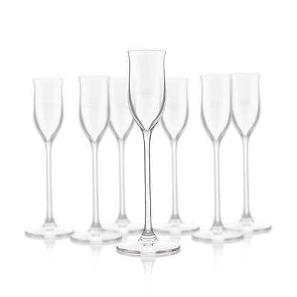 Bicchiere per brandy alla frutta Reisetbauer, con marchio di calibrazione 2 cl, 6 pz.