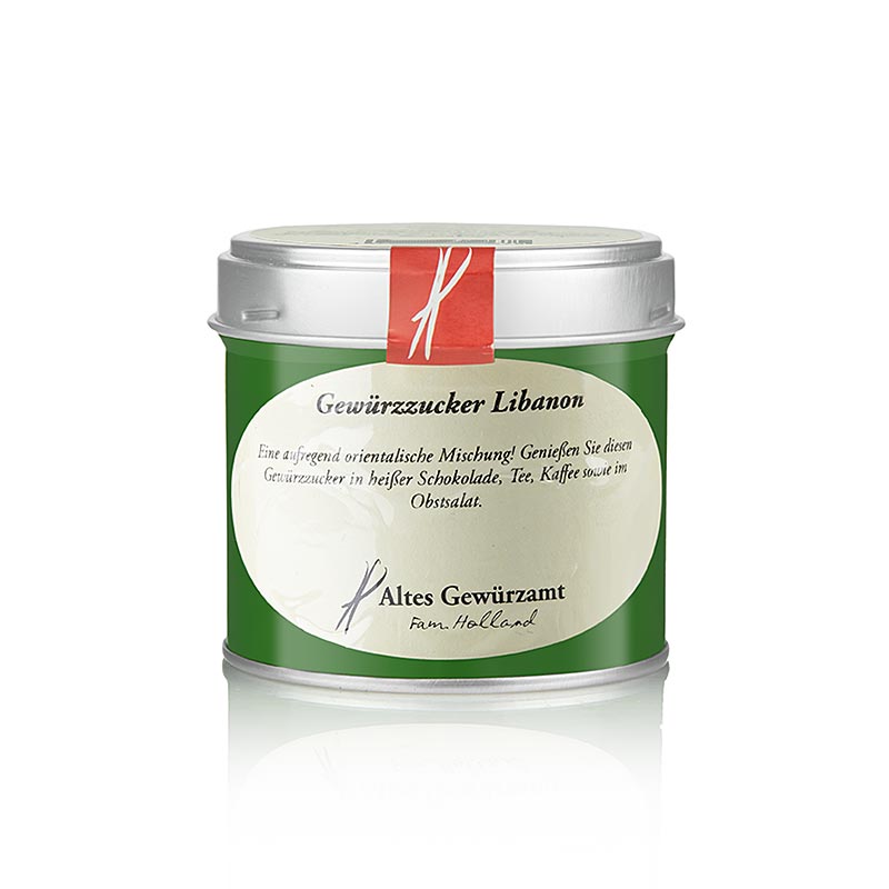 Zucchero speziato "Libano", zucchero di canna con spezie, Altes Gewürzamt, 150 g