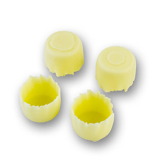 Stampo per cioccolato scanalato bianco, Ø 25 mm, H20 mm, Michel Cluizel, 864 g, 288 pezzi.