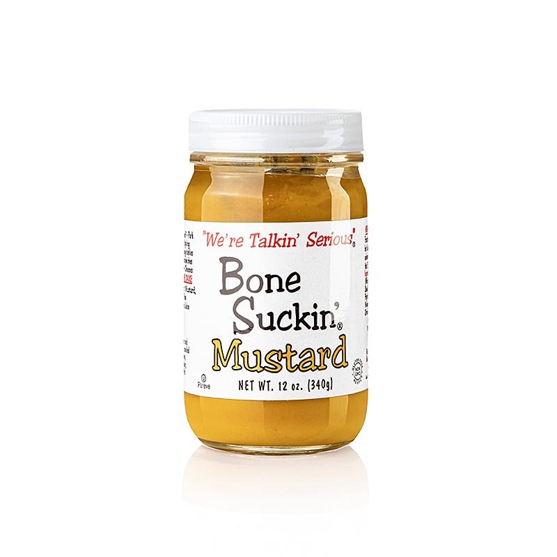 Bone Suckin´ Mustard Regular (delicata), senape BBQ, Ford´s Food, 325 ml | Salse, zuppe, brodi | thungourmet