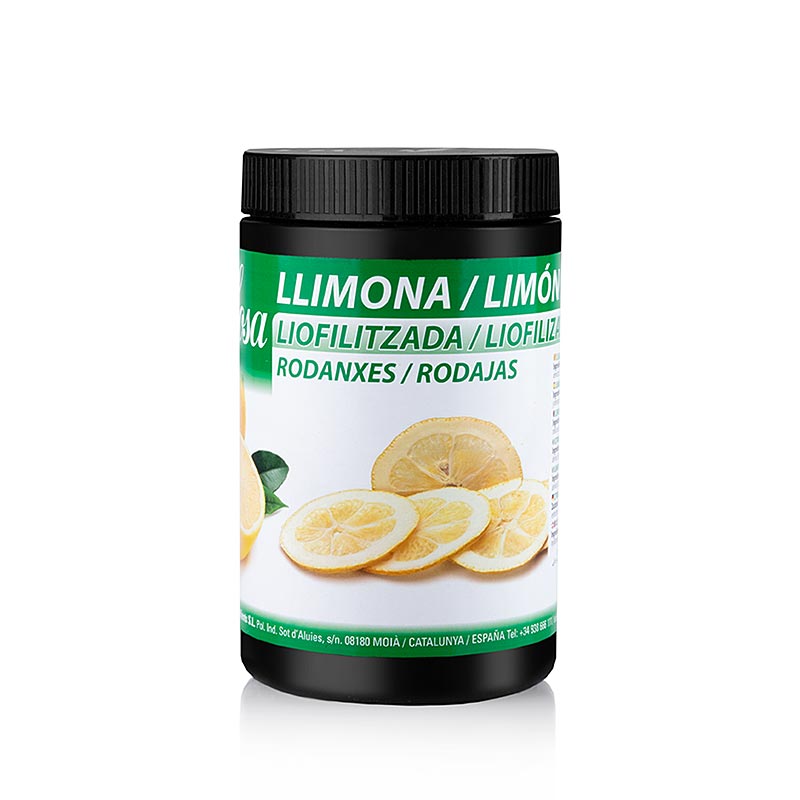 Fette di limone liofilizzate, ideali per decorare dolci e altro ancora