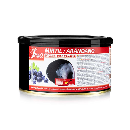 Pasta Sosa - Mirtillo (mirtillo), 1,5 kg