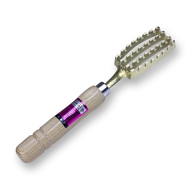 Squamatore per pesci con manico in legno, grande, 1 pz.