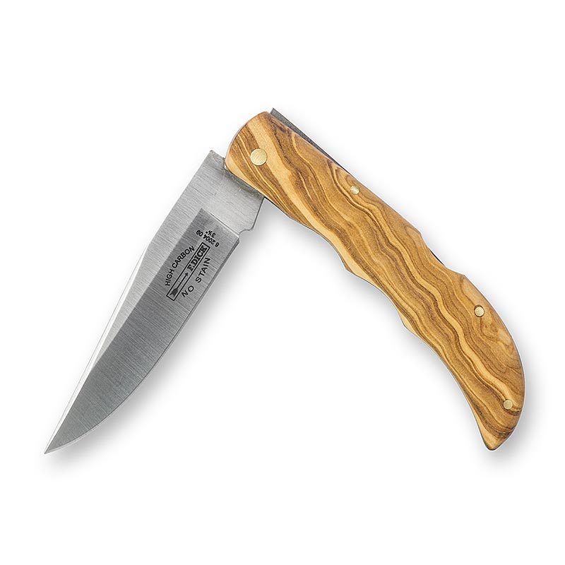Coltello tascabile, manico in legno d'ulivo, DICK, 1 pz.
