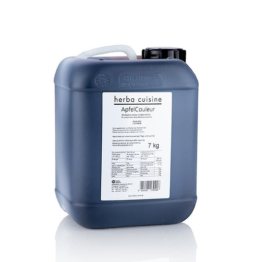 Estratto liquido di mela dall'intenso sapore di caramello e colorante naturale Prodotto con mele appena spremute e delicatamente essiccate Ideale per piatti e bevande in cui non si desidera dolcezza