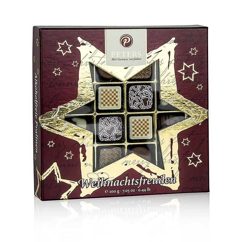Cioccolatini di Natale - "Weihnachtsfreuden", senza alcool, Peters, 200 g