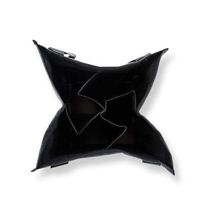 Borsa Greenbag per 4 bottiglie, nera, con logo BOS FOOD, 1 pz.