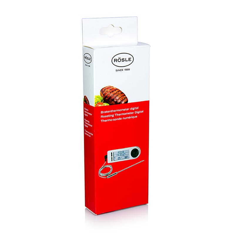 Termometro digitale per arrosti Rösle, sonda in acciaio inox, 14,5 cm, 1 pz.