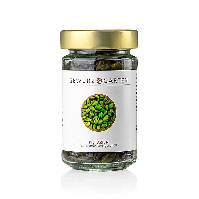 Pistacchi Gewürzgarten , sgusciati, verde scuro, di prima qualità, 150 g