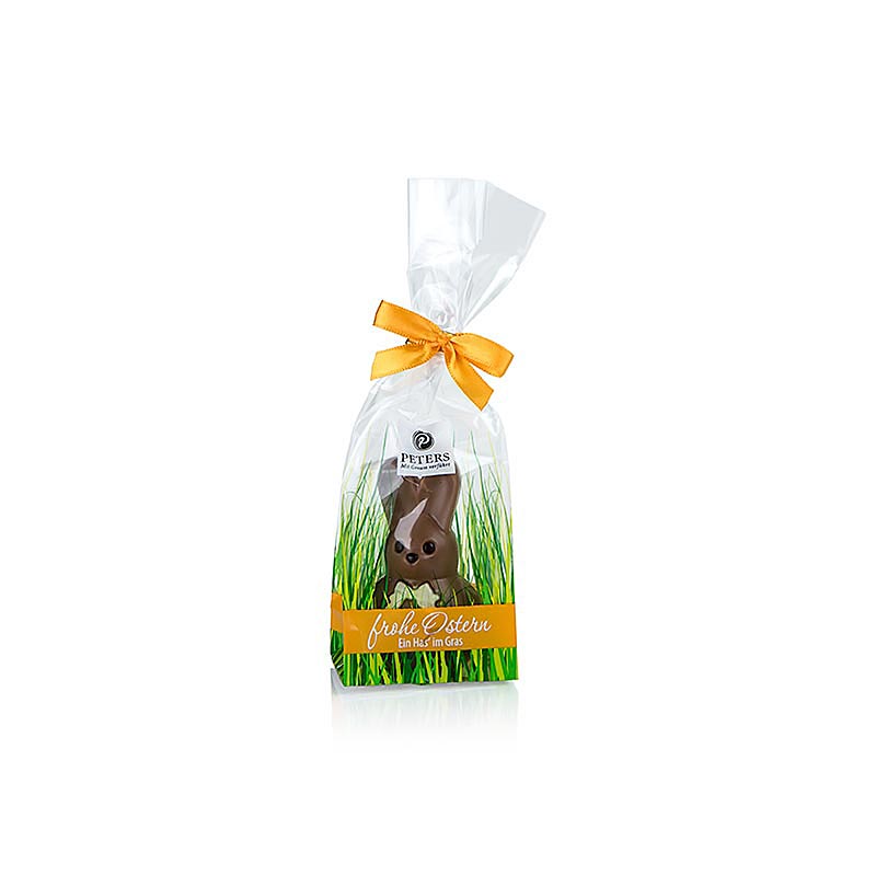 Coniglietto di Pasqua, piccolo, cioccolato al latte con decorazione, Peters, 25 g