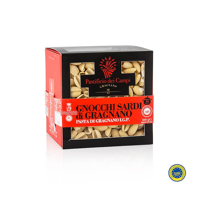 Pastificio dei Campi - N.46 Gnocchi Sardi, Pasta di Gragnano, IGP/PDO, 500 g