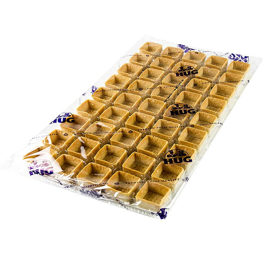 Mini tartellette snack, Filigrano, quadrate, 3,3 cm, H 18 mm, 225 pezzi.