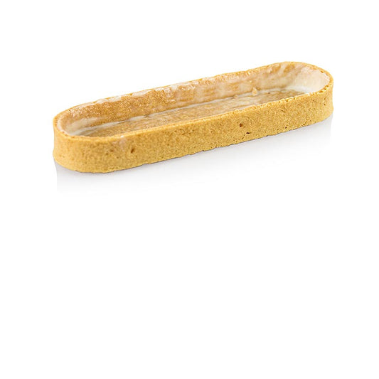 Tartelette da dessert alla vaniglia, eclair, rivestite, 125x37x15 mm h, 1,584 kg, 72 pezzi.