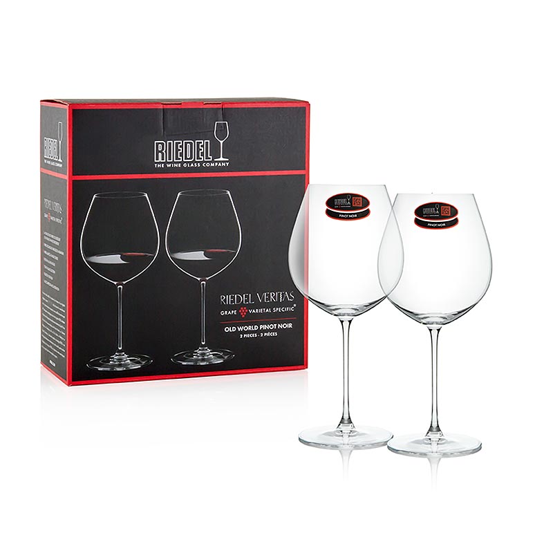 Bicchiere Riedel Veritas - Pinot Noir  del Vecchio Mondo (6449/07), in confezione regalo, 2 pezzi.