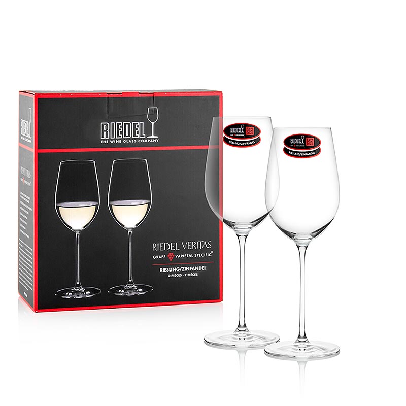 Bicchiere Riedel Veritas - Riesling/Zinfandel (6449/28), in confezione regalo, 2 pezzi.