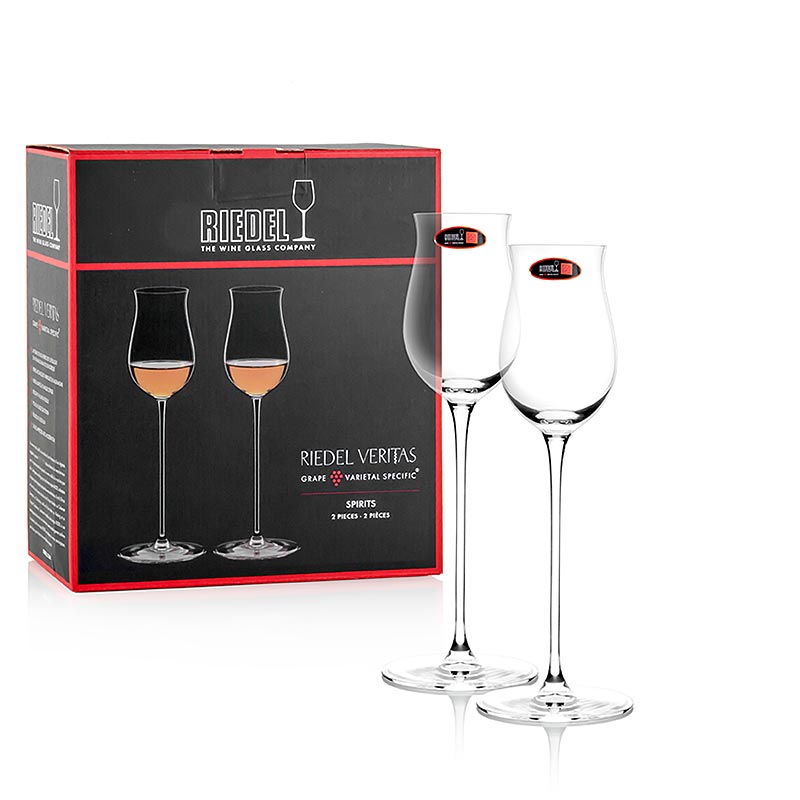 Bicchiere Riedel Veritas - Spiriti (6449/71), in confezione regalo, 2 pezzi.