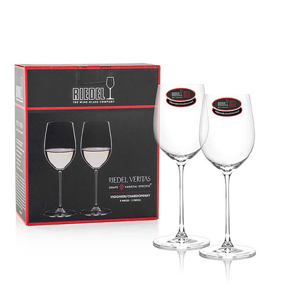 Bicchiere Riedel Veritas - Viognier/Chardonnay (6449/05), in confezione regalo, 2 pezzi.