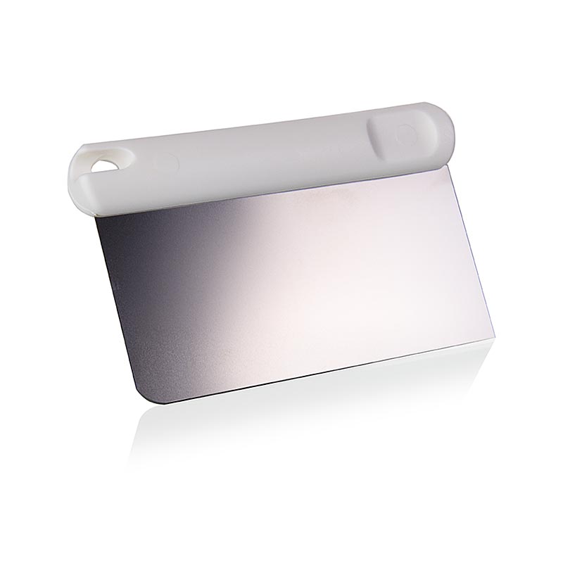 Raschietto per pasta manico in plastica, con lama in acciaio inox, 13x6cm, 1 pz.