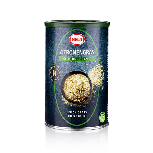 Citronella liofilizzata del marchio HELA, dal sapore fresco e limonoso e con una nota di profumo di rosa Tipica per i piatti vietnamiti e indonesiani