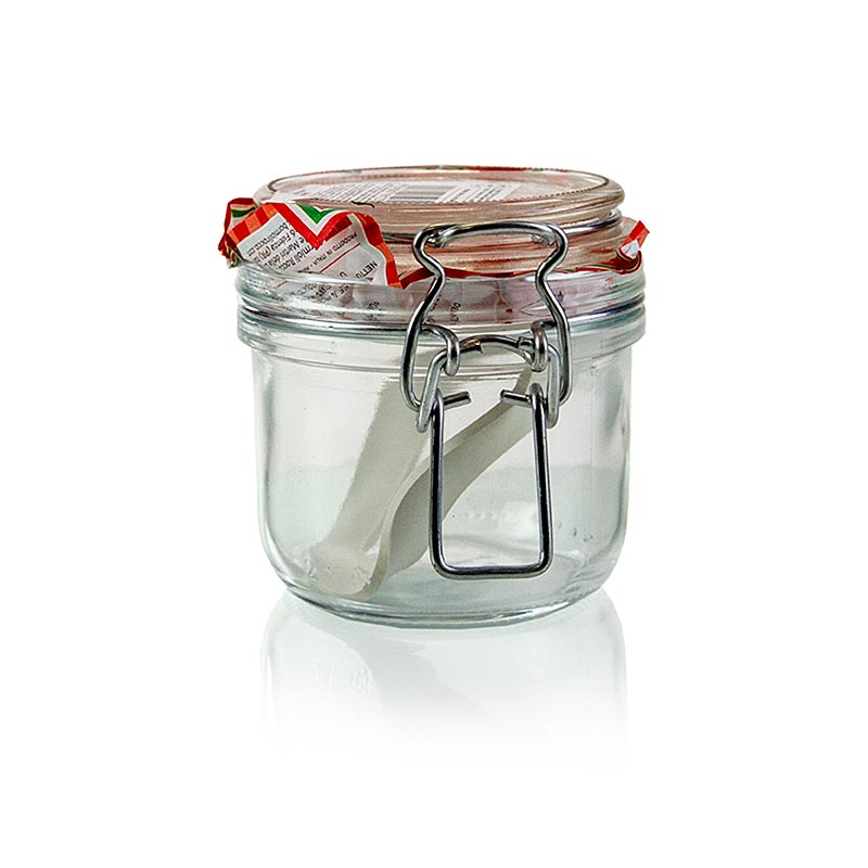 Zuppiera in filo di vaso Fido 200ml con coperchio rotondo a cerniera e gomma